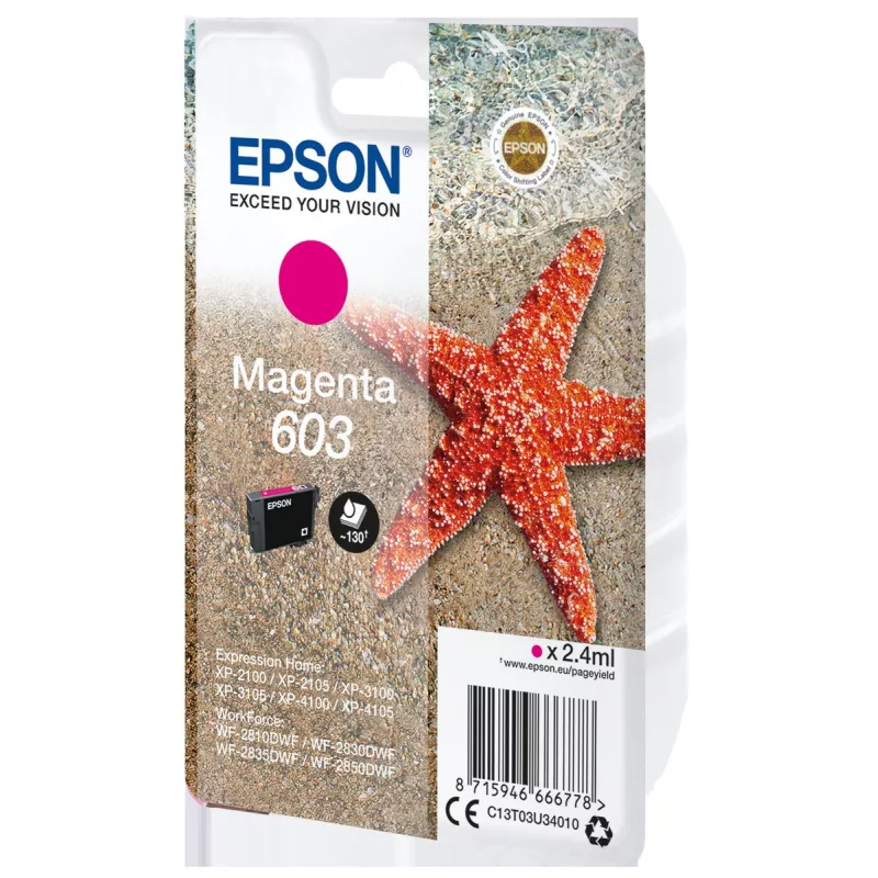 EPSON Cartouche Etoile de Mer 603 Magenta 2,4ml | MonPC.Store
