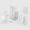 Fractal Design Summit Chalk White Solid boîtier PC moyen tour Mini-ITX micro ATX ATX blanc - Boîtier PC
