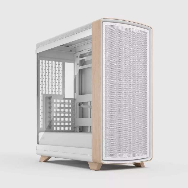 Fractal Design Summit Chalk White TG Clear Tint boîtier PC moyen tour Mini-ITX micro ATX ATX blanc - Boîtier PC