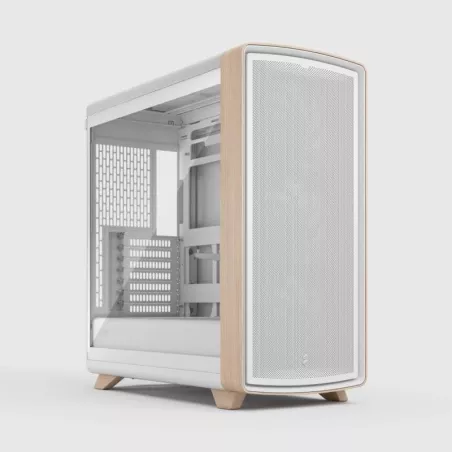 Fractal Design Summit Chalk White TG Clear Tint boîtier PC moyen tour Mini-ITX micro ATX ATX blanc - Boîtier PC