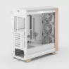 Fractal Design Summit Chalk White TG Clear Tint boîtier PC moyen tour Mini-ITX micro ATX ATX blanc - Boîtier PC