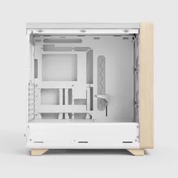 Fractal Design Summit Chalk White TG Clear Tint boîtier PC moyen tour Mini-ITX micro ATX ATX blanc - Boîtier PC