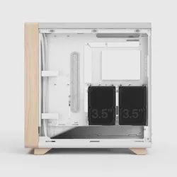 Fractal Design Summit Chalk White TG Clear Tint boîtier PC moyen tour Mini-ITX micro ATX ATX blanc - Boîtier PC