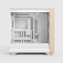 Fractal Design Summit Chalk White TG Clear Tint boîtier PC moyen tour Mini-ITX micro ATX ATX blanc - Boîtier PC