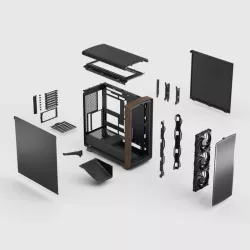 Fractal Design Summit Black Solid boîtier PC moyen tour Mini-ITX micro ATX ATX noir - Boîtier PC