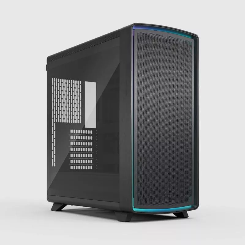 Fractal Design Summit Ambience Blackout TG Light Tint boîtier PC moyen tour Mini-ITX micro ATX ATX noir - Boîtier PC