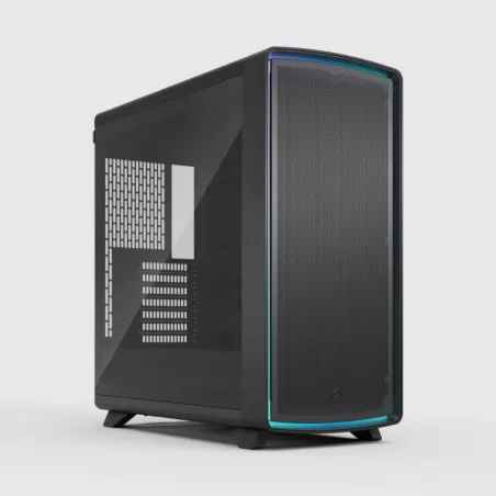 Fractal Design Summit Ambience Blackout TG Light Tint boîtier PC moyen tour Mini-ITX micro ATX ATX noir - Boîtier PC