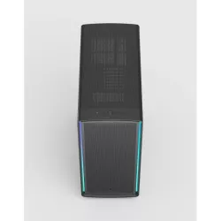 Fractal Design Summit Ambience Blackout TG Light Tint boîtier PC moyen tour Mini-ITX micro ATX ATX noir - Boîtier PC