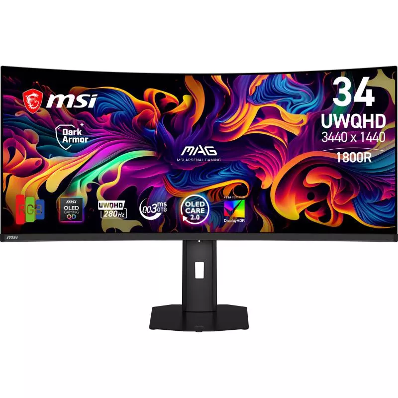 MSI MAG 341CQP QD-OLED X28 - UltraWide QHD - Écran PC