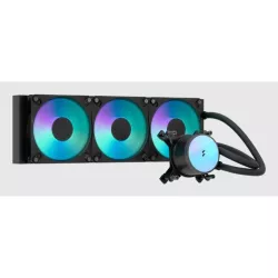 Fractal Design Radius 360 RGB watercooling AIO 360mm 12cm 3 ventilateurs RGB noir - Refroidissement PC