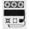 Fractal Design Radius 360 RGB watercooling AIO 360mm 12cm 3 ventilateurs RGB noir - Refroidissement PC