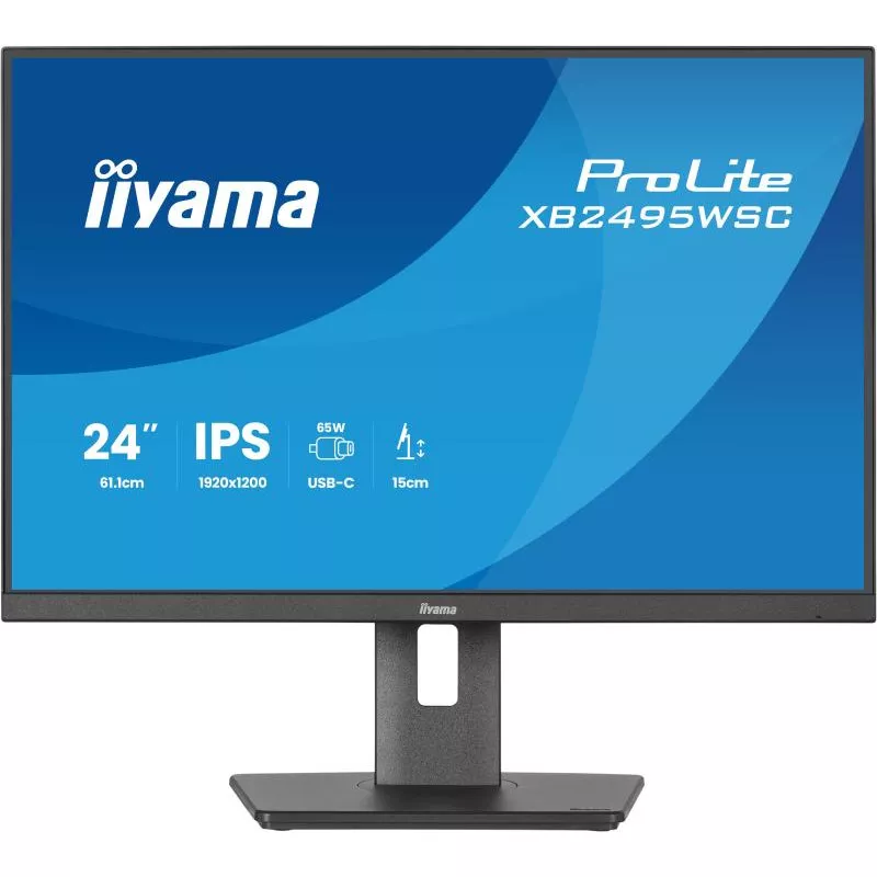 IIYAMA XB2495WSC-B1 écran 24" WUXGA - IPS 1920x1200 100Hz 4ms 350 cd/m² - Moniteur PC