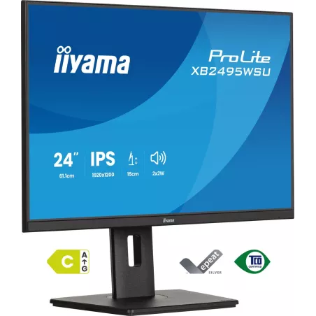 IIYAMA XB2495WSU-B1 écran 24,1" WUXGA - IPS 1920x1200 100Hz 4ms 350 cd/m² - Moniteur PC