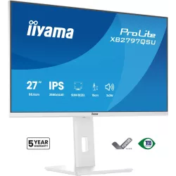Ecran IIYAMA 27 Blanc Ultra mince dalle IPS 16:9… | MonPC.Store