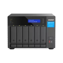 Nas Qnap TVS-h674-i3-16G - i3-12100 Intel Core i3 3.3 GHz 16 Go - Serveur NAS