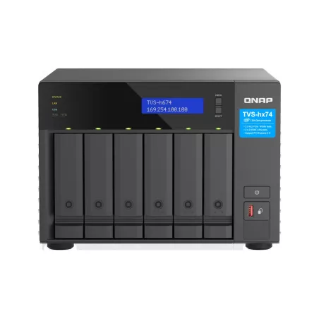 Nas Qnap TVS-h674-i3-16G - i3-12100 Intel Core i3 3.3 GHz 16 Go - Serveur NAS