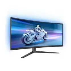 PHILIPS Evnia 34M2C6500 écran gaming 34" QD-OLED incurvé 1800R - UWQHD 3440x1440 175Hz 0,03ms 21:9 - Moniteur PC gamer
