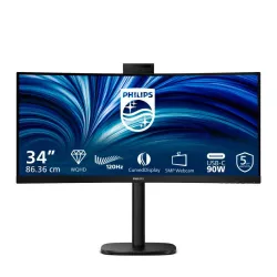 PHILIPS 34B2U3600CH écran 34" incurvé 1500R UWQHD - VA 3440x1440 120Hz 300 cd/m² - Moniteur PC professionnel