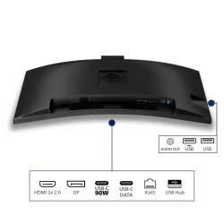 PHILIPS 34B2U3600CH écran 34" incurvé 1500R UWQHD - VA 3440x1440 120Hz 300 cd/m² - Moniteur PC professionnel