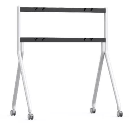 HUAWEI support à roulettes pour écran 65" 75" 86" - Pied mobile charge max 100 kg blanc - Chariot écran interactif