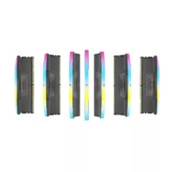 CORSAIR Vengeance RGB 32 Go (2x16 Go) DDR5 6000 MHz CL38 XMP & EXPO - Kit mémoire PC gaming CMH32GX5M2D6000Z38
