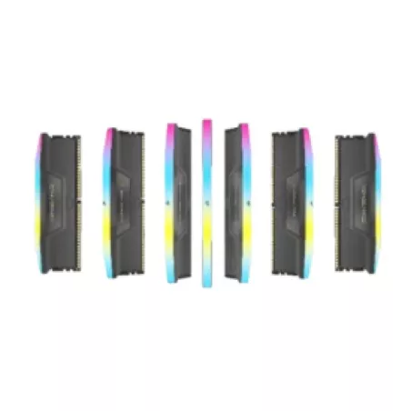 CORSAIR Vengeance RGB 32 Go (2x16 Go) DDR5 6000 MHz CL38 XMP & EXPO - Kit mémoire PC gaming CMH32GX5M2D6000Z38