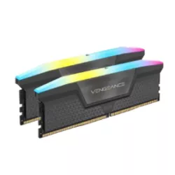 CORSAIR Vengeance RGB 32 Go (2x16 Go) DDR5 6000 MHz CL38 XMP & EXPO - Kit mémoire PC gaming CMH32GX5M2D6000Z38