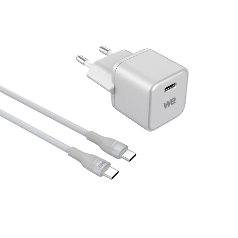 Bundle chargeur WE PC GaN 1 port USB-C 65W - PD3.0 +… | MonPC.Store