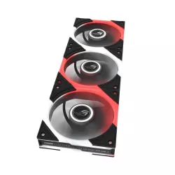 ASUS ROG EURUX GR120 FAN ARGB REVERSE BLACK 3IN1 pack de 3 ventilateurs boîtier 12cm ARGB noir - Refroidissement PC