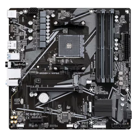 GIGABYTE GIGBAYTE B550M K WF6E - AM4 AMD B550 Micro-ATX DDR4 - Carte mère