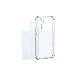 Pack coque transparente + verre trempé Designed for… | MonPC.Store