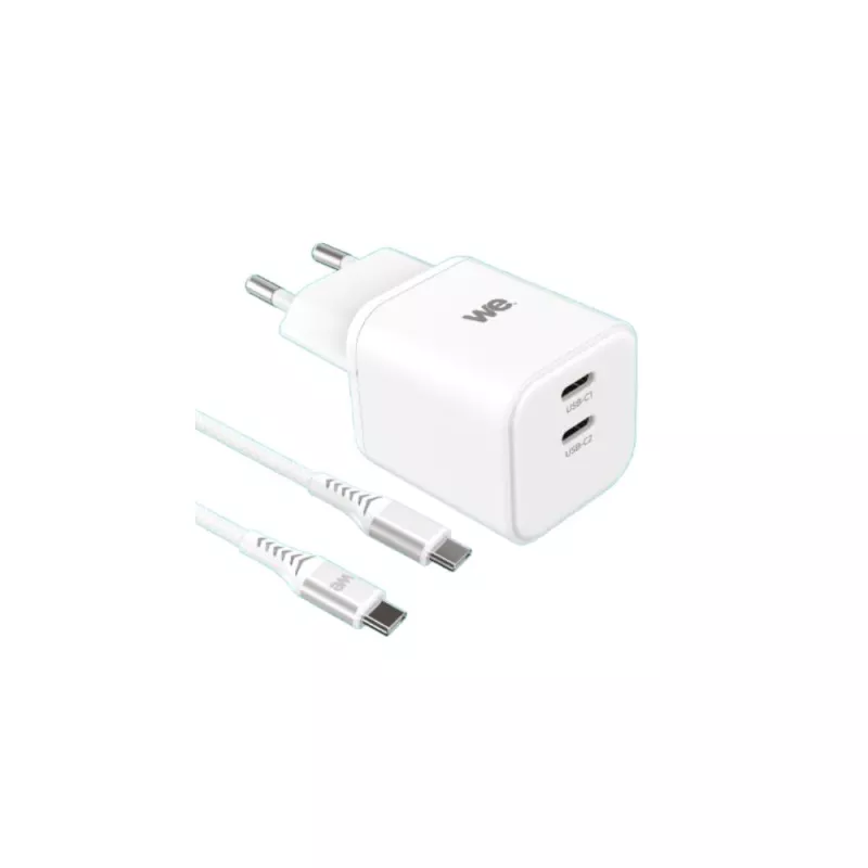 Bundle chargeur WE PC GaN 2 ports USB-C 100W - PD3.0 +… | MonPC.Store