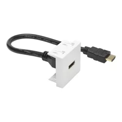 Sommer cable FICHE MODULE HDMI 45x45 mm, plastique… | MonPC.Store