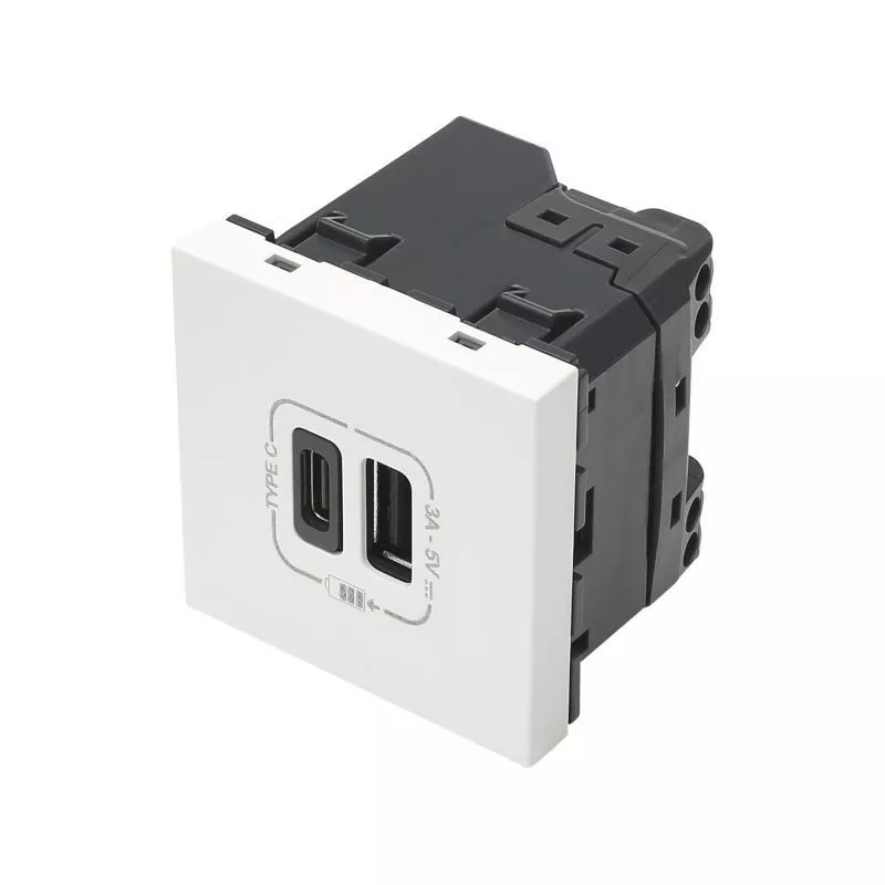 Sommer cable FICHE MODULE USB C et USB 45x45 mm… | MonPC.Store