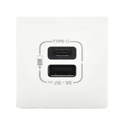 Sommer cable FICHE MODULE USB C et USB 45x45 mm… | MonPC.Store