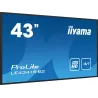 IIYAMA LFD 43 Noir dalle IPS 16:9 1920x1080 18/7 350… | MonPC.Store