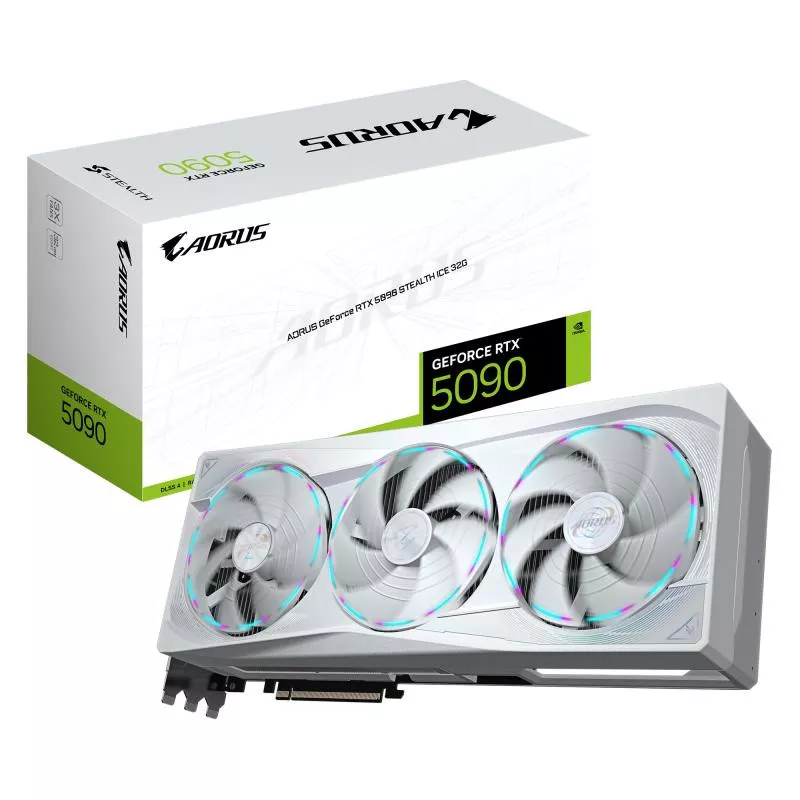 GIGABYTE AORUS GeForce RTX 5090 STEALTH ICE 32G Carte… | MonPC.Store